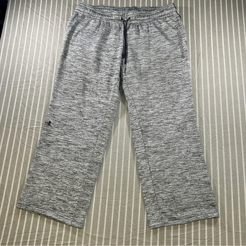 Under Armour Pants Mens Small Gray Sweatpants Active Jogger Storm Logo 2XL